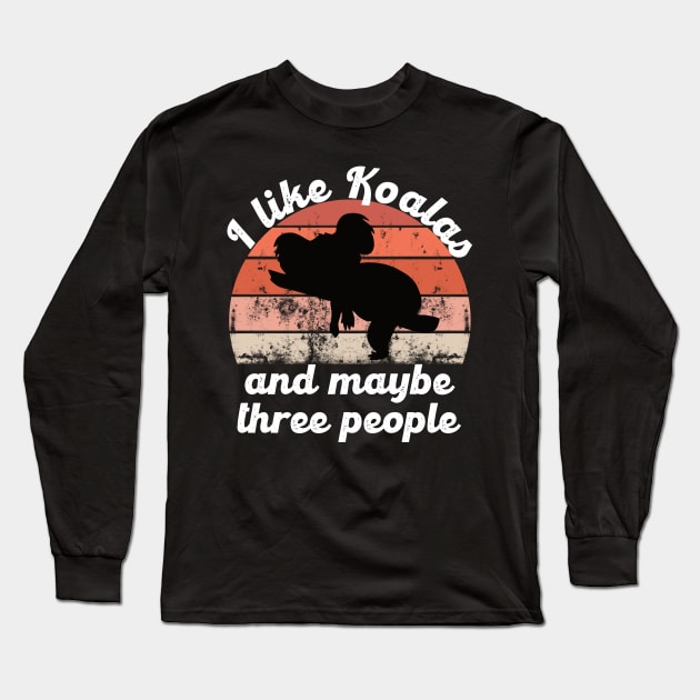 i like koalas and maybe three people Long Sleeve T-Shirt by hatem